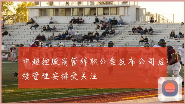中超控股高管辞职公告发布公司后续管理安排受关注